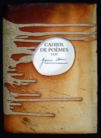 挿絵入り本 Miró - Cahier de poemes 1937 