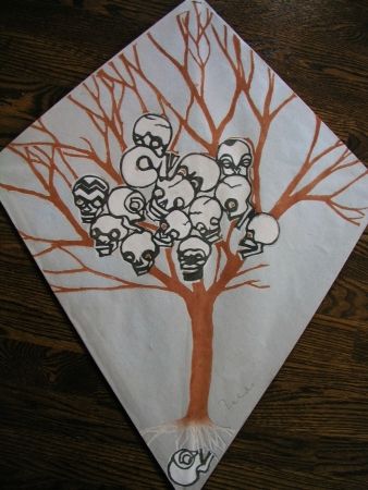 シルクスクリーン Toledo - Calavera tree kite 