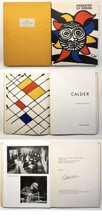 挿絵入り本 Calder - CALDER OISELEUR DU FER. DERRIÈRE LE MIROIR N° 156 DE LUXE SIGNÉ. 9 lithographies (1966).