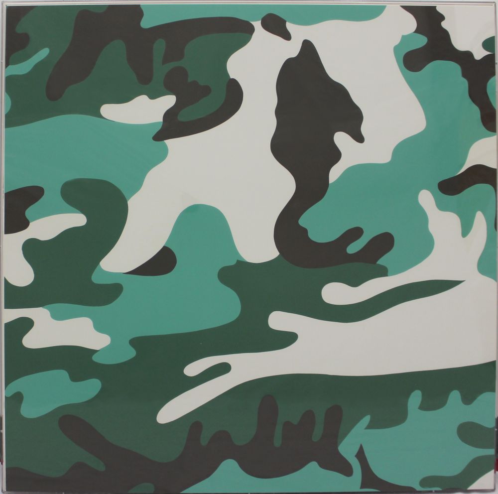 シルクスクリーン Warhol - Camouflage (FS II.406)