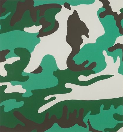 シルクスクリーン Warhol - Camouflage (FS II.406)