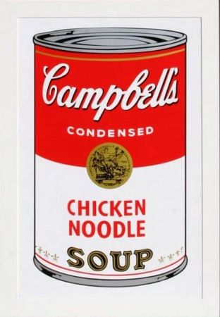 シルクスクリーン Warhol - Campbell’s Chicken Noodle Soup (II.45)