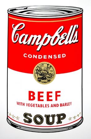 シルクスクリーン Warhol (After) - Campbell's Soup - Beef