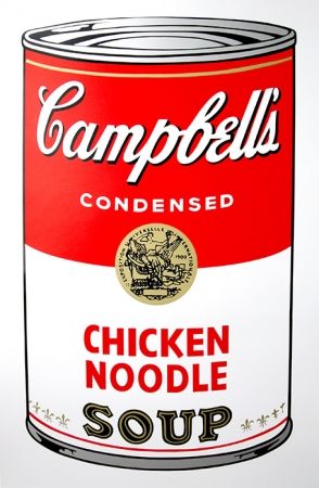 シルクスクリーン Warhol (After) - Campbell's Soup - Chicken Noodle