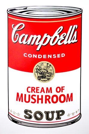 シルクスクリーン Warhol (After) - Campbell's Soup - Mushroom