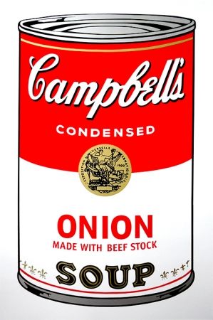 シルクスクリーン Warhol (After) - Campbell's Soup - Onion