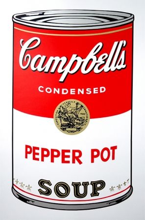 シルクスクリーン Warhol (After) - Campbell's Soup - Pepper Pot