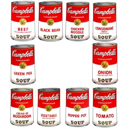 シルクスクリーン Warhol - Campbell's Soup - Portfolio