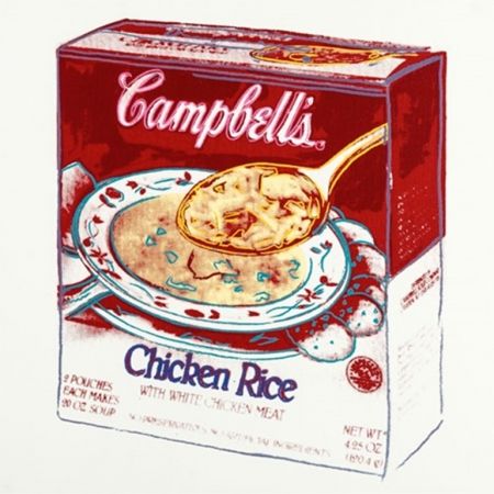 多数の Warhol - Campbell's Soup Box: Chicken Rice by Andy Warhol