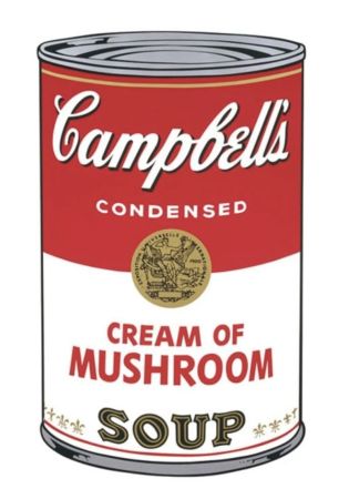 シルクスクリーン Warhol - Campbell's Soup Can: Cream of Mushroom (F. & S. II.53)
