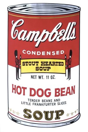 シルクスクリーン Warhol - Campbell’s Soup Cans II: Hot Dog Bean 59 (AP)
