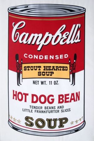 シルクスクリーン Warhol - Campbell's Soup: Hot Dog Bean