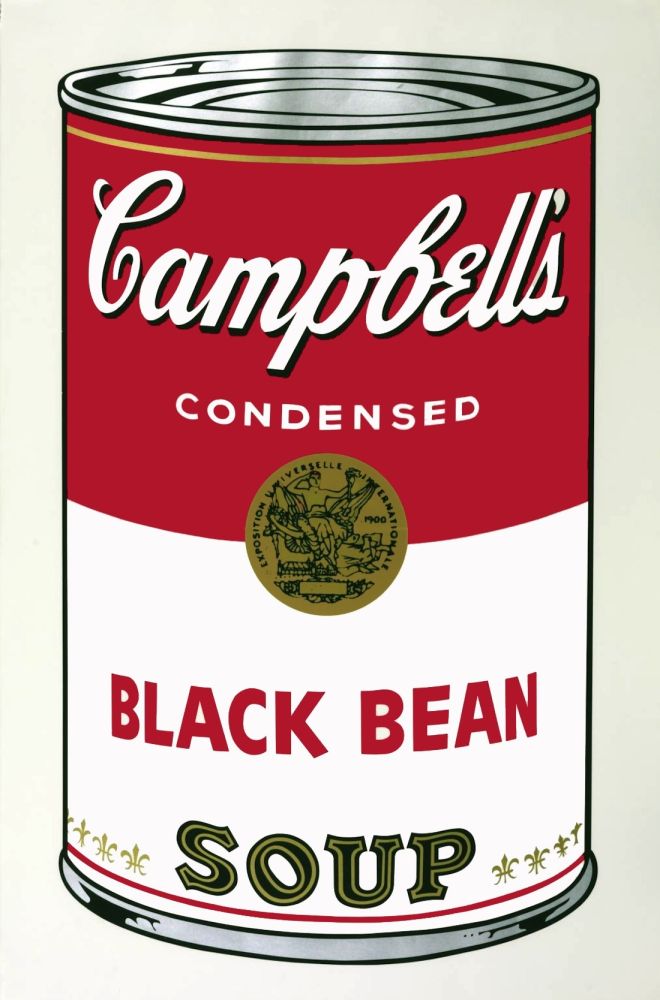 技術的なありません Warhol - Campbell's Soup I: Black Bean (FS II.44)