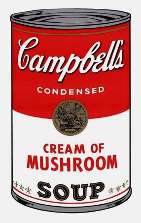 シルクスクリーン Warhol - Campbell's Soup I: Cream of Mushroom