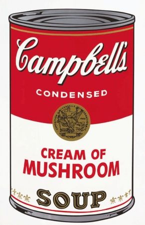 シルクスクリーン Warhol - Campbell's Soup I: Cream of Mushroom by Andy Warhol