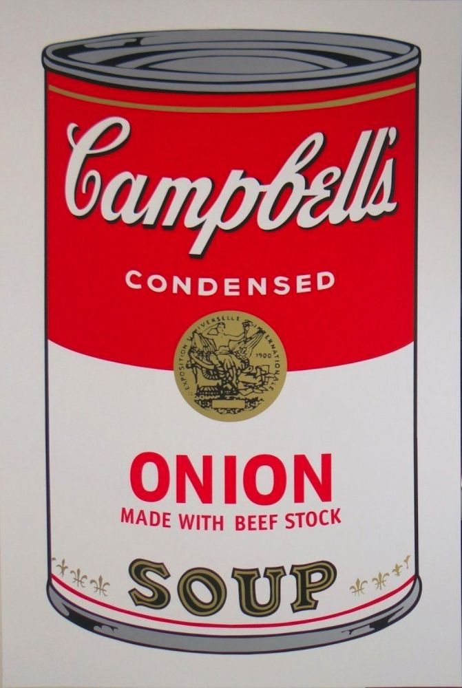 シルクスクリーン Warhol - Campbell’s Soup I: Onion (FS II.47)