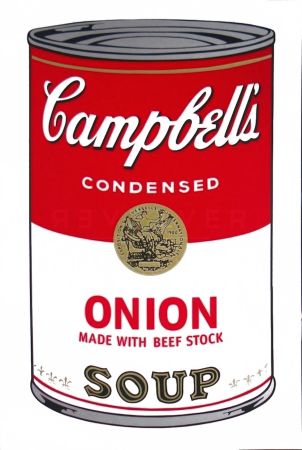 シルクスクリーン Warhol - Campbell's Soup I: Onion (FS II.47)