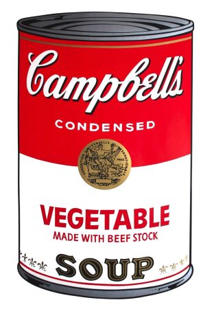 シルクスクリーン Warhol - Campbell's Soup I: Vegetable (FS II.48)