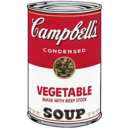 シルクスクリーン Warhol - Campbell's Soup I: Vegetable (FS II.48)