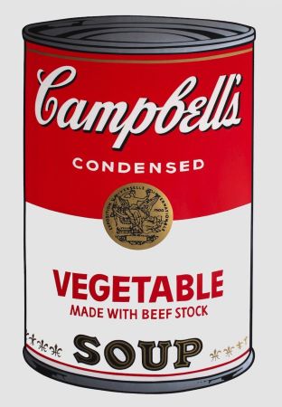 シルクスクリーン Warhol - Campbell's Soup I: Vegetable (FS II.48)