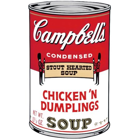 シルクスクリーン Warhol - Campbells Soup II: Chicken N Dumplings (FS II.58)
