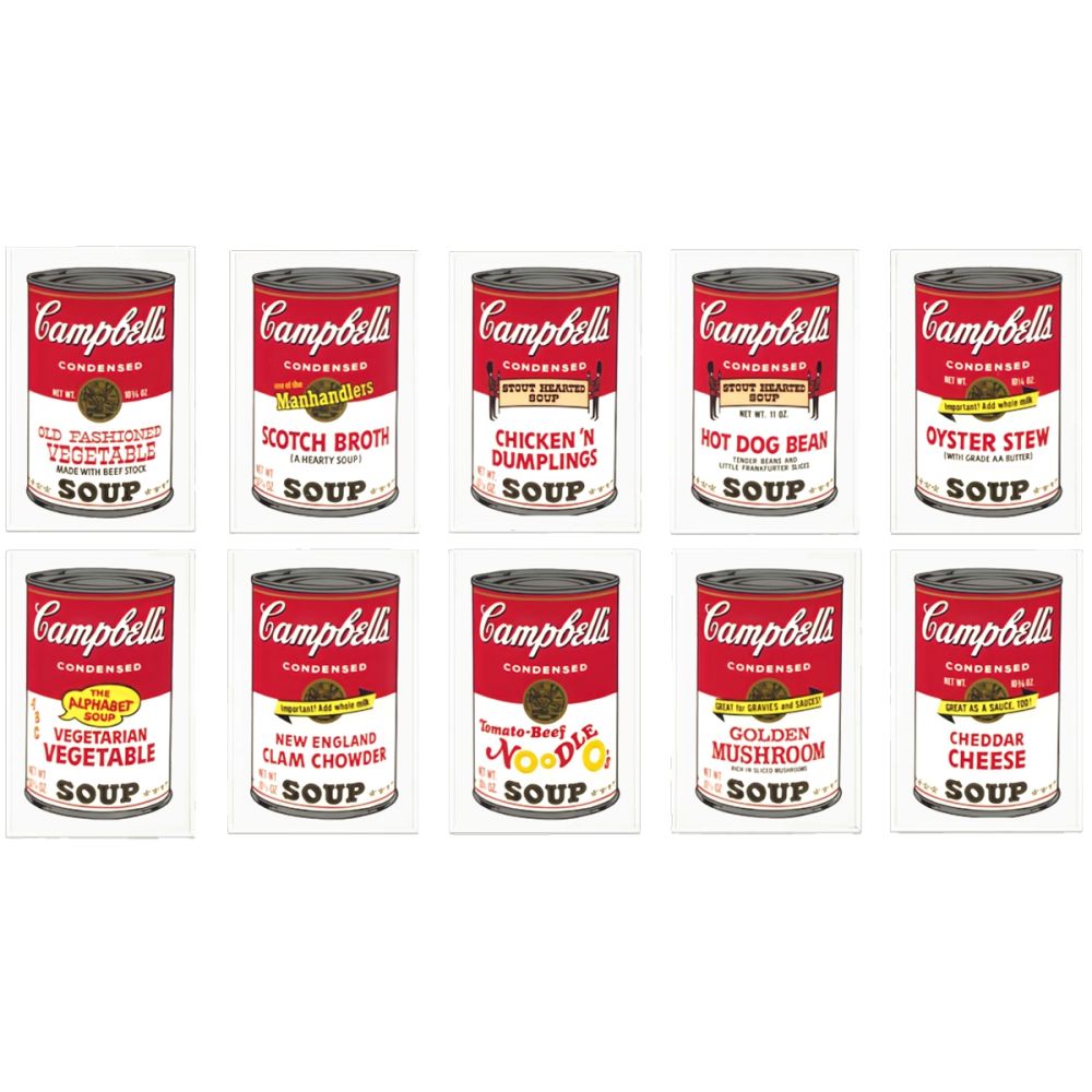 シルクスクリーン Warhol - Campbell’s Soup II Complete Portfolio