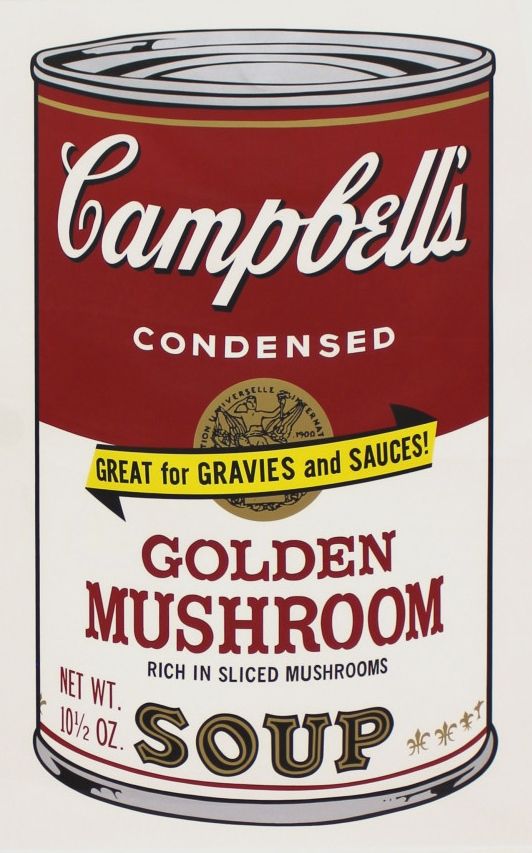 シルクスクリーン Warhol - Campbell’s Soup II: Golden Mushroom (FS II.62)