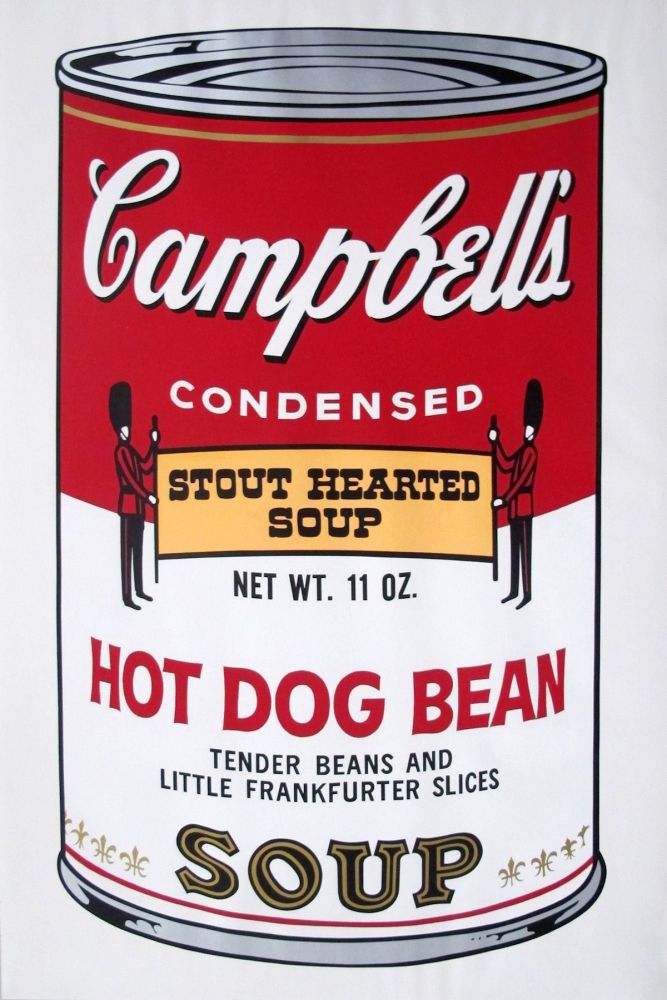 シルクスクリーン Warhol - Campbell’s Soup II: Hot Dog Bean (FS II.59)