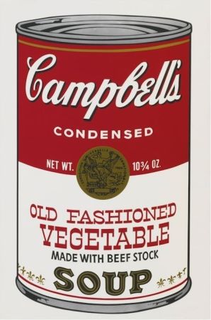 シルクスクリーン Warhol - Campbell’s Soup II: Old Fashioned Vegetable (FS II.54)