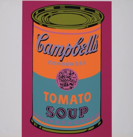 シルクスクリーン Warhol - Campbell's Tomato Soup (Banner)