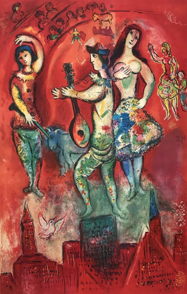 リトグラフ Chagall - Carmen