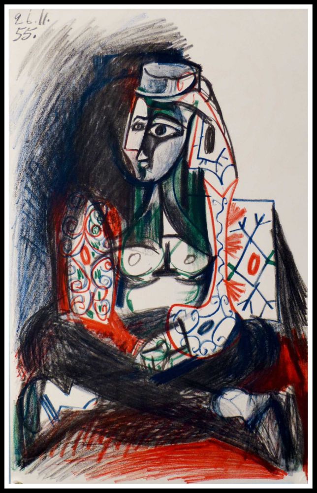 リトグラフ Picasso (After) - CARNET DE CALIFORNIE VII