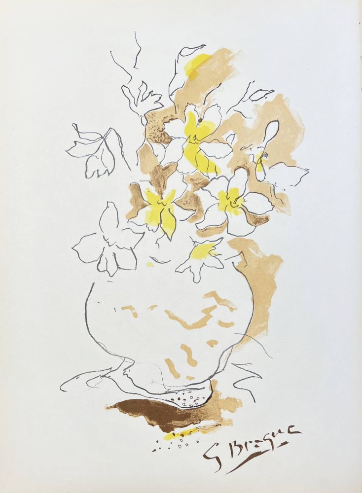 リトグラフ Braque (After) - Carnets intimes de Braque IV