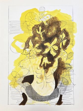 リトグラフ Braque (After) - Carnets intimes de Braque VII