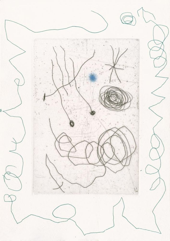 エッチングと　アクチアント Miró - Carte de voeux