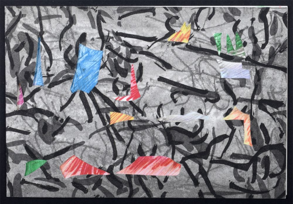 エッチング Riopelle - Carte de voeux, 1967