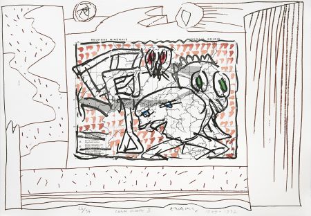 彫版 Alechinsky - Carte mise à jour II