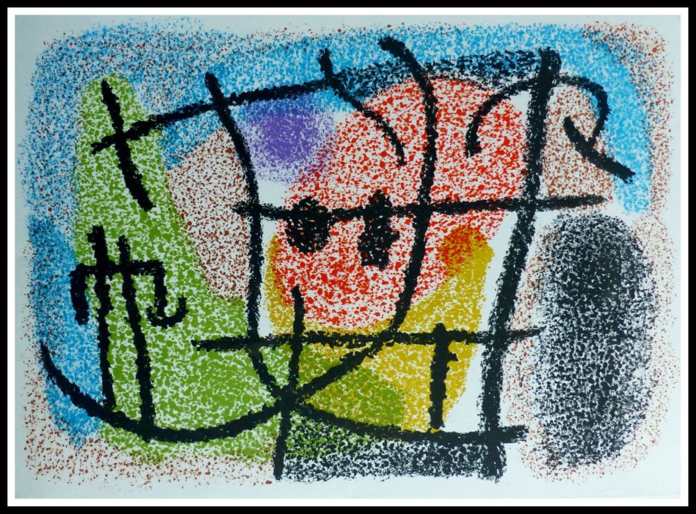 リトグラフ Miró - CARTONES
