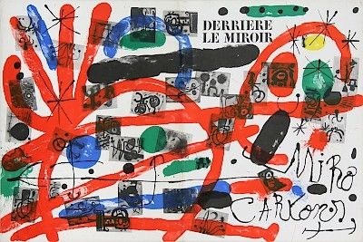 リトグラフ Miró - Cartons, copertina