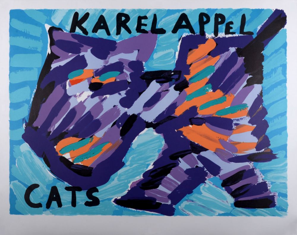 リトグラフ Appel - Cats, 1978