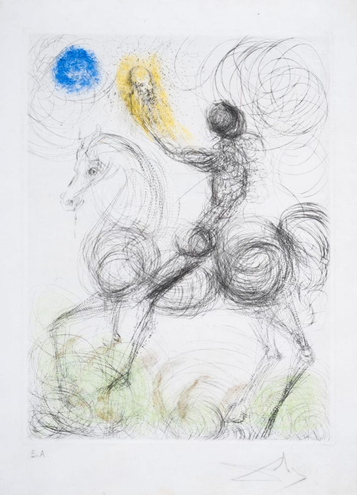 技術的なありません Dali - CAVALIER ET LA MORT, 1969