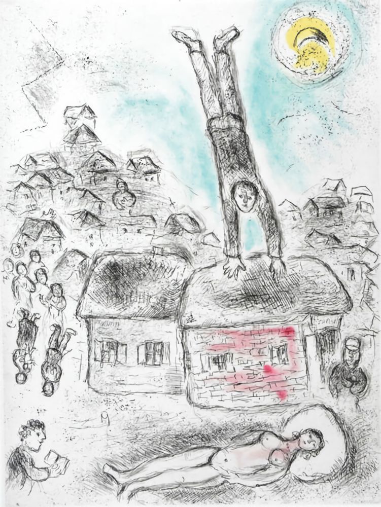 技術的なありません Chagall -  Ce lui qui dit les choses sans rien dire (Plate 10)