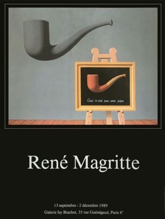 掲示 Magritte - Ceci n'est pas une pipe