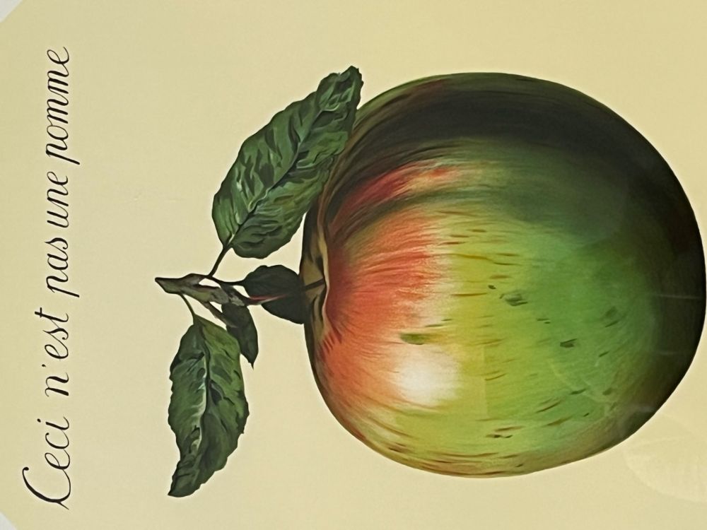 リトグラフ Magritte - Ceci n'est pas une pomme