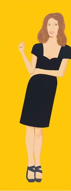 シルクスクリーン Katz - Cecily (from Black Dress series)