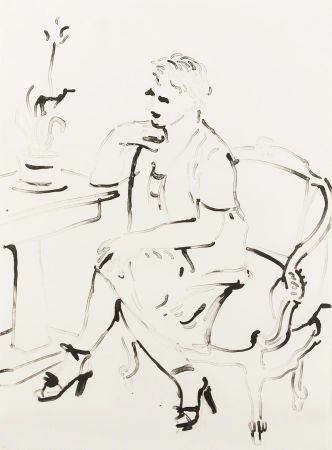 リトグラフ Hockney - Celia - Elegant