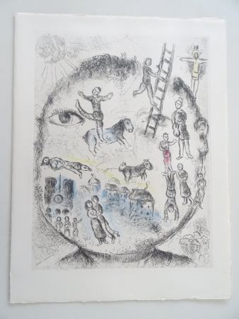 エッチングと　アクチアント Chagall - Celui qui dit les Choses sans rien dire, planche 528