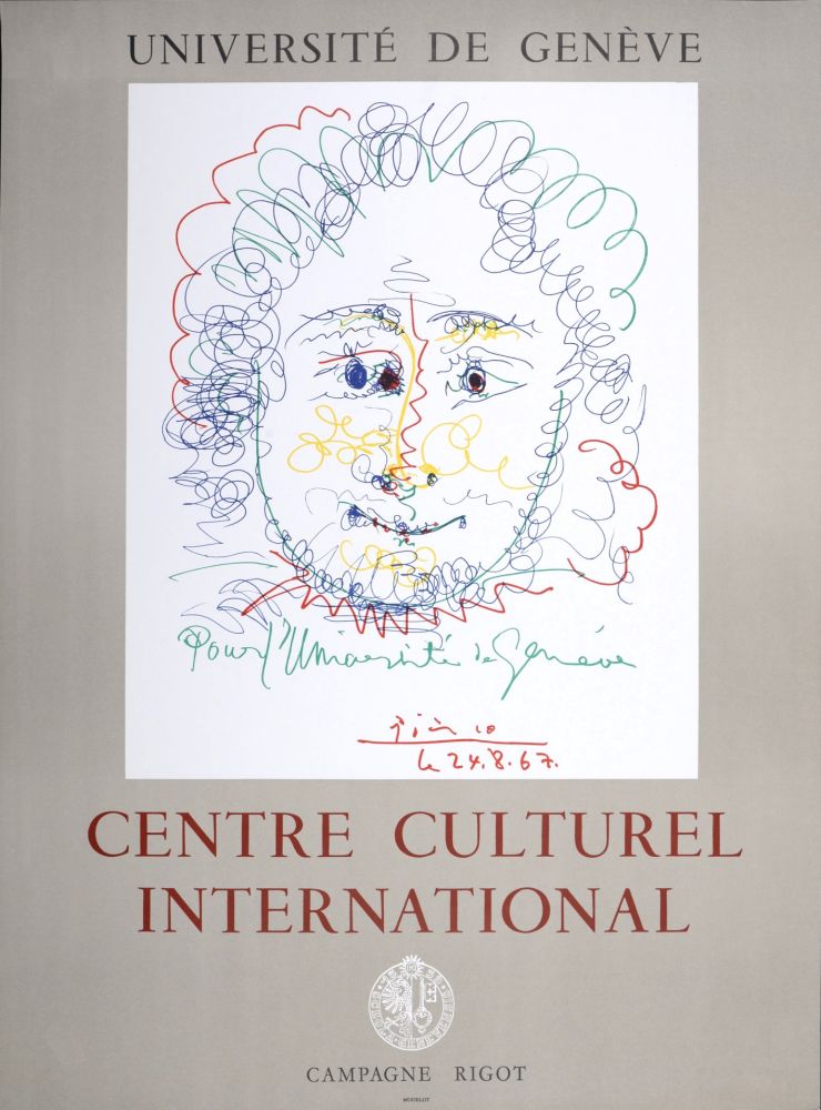 リトグラフ Picasso - Centre Culturel International