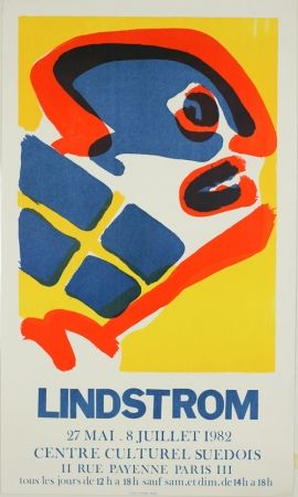 リトグラフ Lindstrom - Centre Culturel Suedois