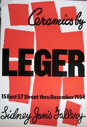 リトグラフ Leger - Ceramics by Leger, Sidney Janis Gallery